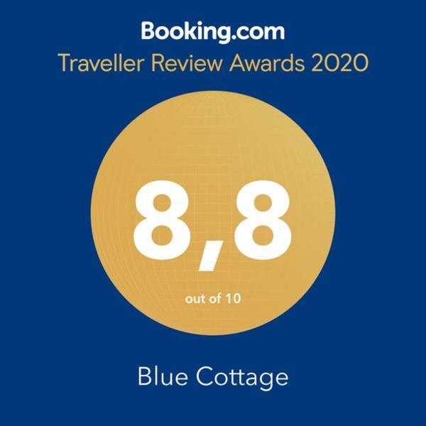 Blue Cottage Apsiou Bagian luar foto
