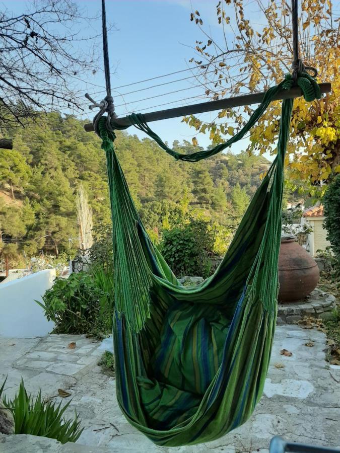 Blue Cottage Apsiou Bagian luar foto